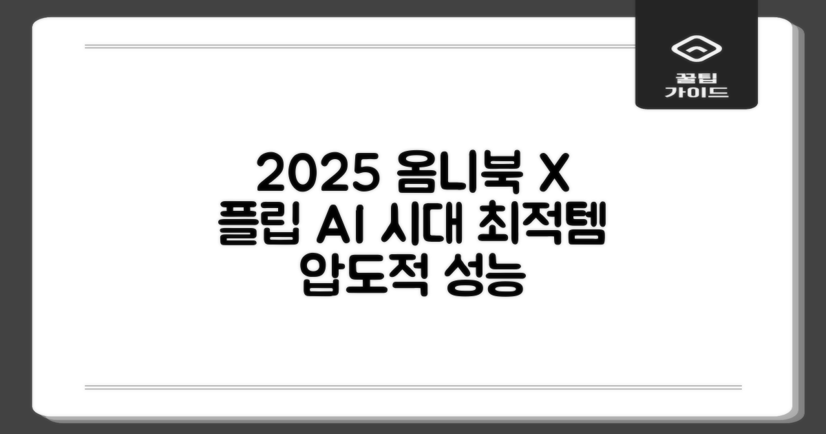 2025 옴니북 X 플립, AI 시대의 최적 노트북